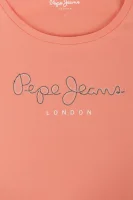 Tričko Verna | Regular Fit Pepe Jeans London oranžový