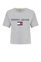 Tričko TJW 90s LOGO | Loose fit Tommy Jeans šedý
