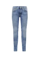 Džíny Finly 45yrs | Skinny fit | low rise Pepe Jeans London modrá