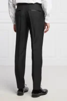 Vlněné kalhoty H-Genius | Slim Fit BOSS BLACK černá