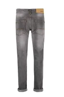 Džíny | Slim Fit BOSS Kidswear popelavě šedý