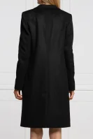 Vlněný kabát Canati4 | s příměsí kašmíru BOSS BLACK černá