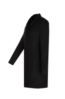 Vlněný kabát Carlo Calvin Klein černá