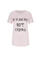 Tričko Iceberg pudrově růžový