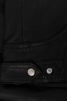 Kožená bunda Marc O' Polo černá