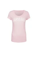 Tričko Armani Exchange pudrově růžový