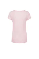 Tričko Armani Exchange pudrově růžový