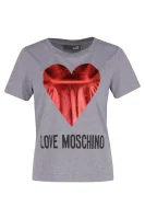 Tričko | Regular Fit Love Moschino šedý