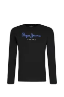 tričko s dlouhým rukávem new herman jr. Pepe Jeans London černá