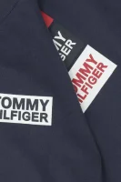 Tričko s dlouhým rukávem BOX | Regular Fit Tommy Hilfiger tmavě modrá