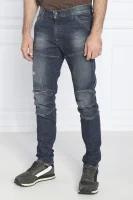 Džíny 3D Zip Knee | Skinny fit G- Star Raw tmavě modrá