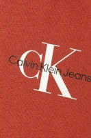 Tričko | Regular Fit CALVIN KLEIN JEANS bronzově hnědý