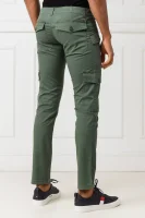 Kalhoty | Slim Fit Armani Exchange zelený