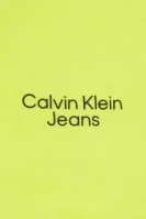 Tričko | Regular Fit CALVIN KLEIN JEANS limetkově zelený