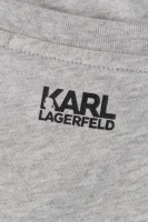 TRIČKO IKONIK Karl Lagerfeld popelavě šedý