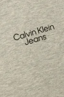 Tričko | Regular Fit CALVIN KLEIN JEANS šedý