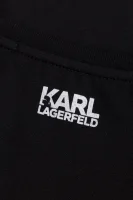 Tričko Karl & Choupette in Paris Karl Lagerfeld černá