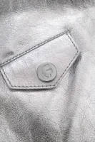 KŘIVÁK METALLIC BIKER Karl Lagerfeld stříbrný