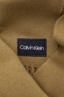 vlněný šála classic Calvin Klein bronzově hnědý