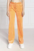 Tepláky Del Ray | Regular Fit Juicy Couture oranžový