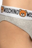 Kalhotky Moschino Underwear popelavě šedý