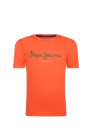 Tričko | Regular Fit Pepe Jeans London oranžový