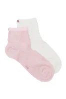 Ponožky 2-pack Tommy Hilfiger pudrově růžový