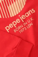 Mikina RAPHAEL JR | Regular Fit Pepe Jeans London červený