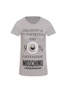 Tričko Moschino Underwear popelavě šedý