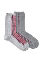Ponožky 2-pack MONOGRAM Tommy Hilfiger šedý