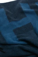 vlněný šála unisex z-471 HUGO tmavě modrá