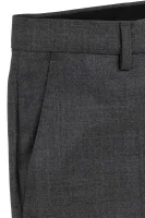Kalhoty barnes | Slim Fit BOSS BLACK šedý