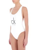 Plavky CHEEKY RACER Calvin Klein Swimwear bílá