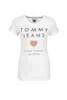 Tričko TJW HEART LOGO | Slim Fit Tommy Jeans bílá