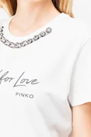 Tričko SANCIRE | Regular Fit Pinko bílá