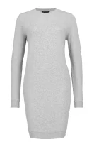 Šaty Armani Exchange popelavě šedý