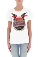 T-shirt Stereo| Regular Fit Pinko bílá