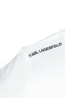 Tričko | Regular Fit Karl Lagerfeld Kids bílá
