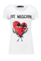 Tričko | Slim Fit Love Moschino bílá
