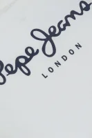 Tričko s dlouhým rukávem New Herman Jr. | Regular Fit Pepe Jeans London bílá