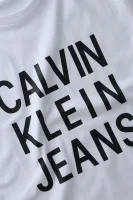 Tričko LOGO | Regular Fit CALVIN KLEIN JEANS bílá