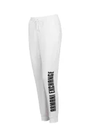 Teplákové kalhoty Armani Exchange bílá