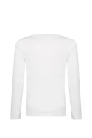 Tričko s dlouhým rukávem | Regular Fit BOSS Kidswear bílá
