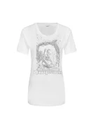 T-shirt GINSENG | Loose fit Pinko bílá