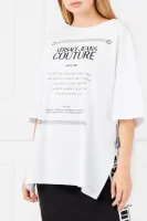 Tričko | Loose fit Versace Jeans Couture bílá